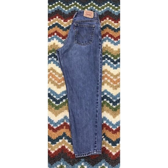 Levi's 550 Relaxed Fit Tapered Leg Mom Jeans Sz 10 S 💙 - Picture 3 of 5